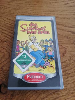 Die Simpsons-Das Spiel PSP ULES 00978/P Platinum komplett mit Anleitung USK ab 12 Jahren